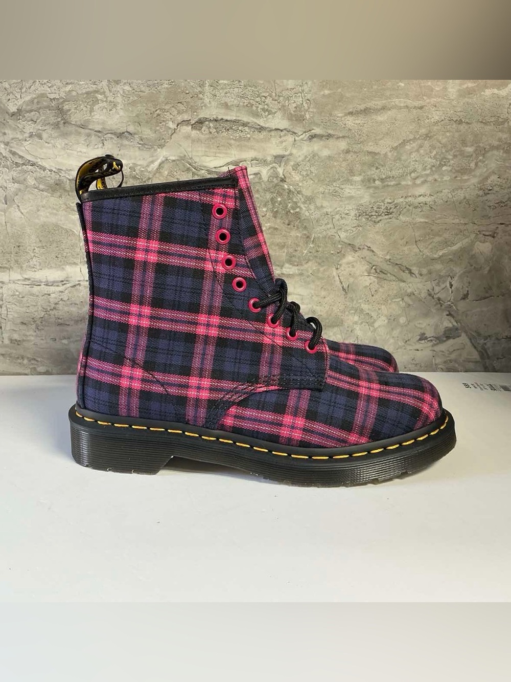 Dr. Martens 1460 TARTAN Lace Up Boots - Picture 12 of 12